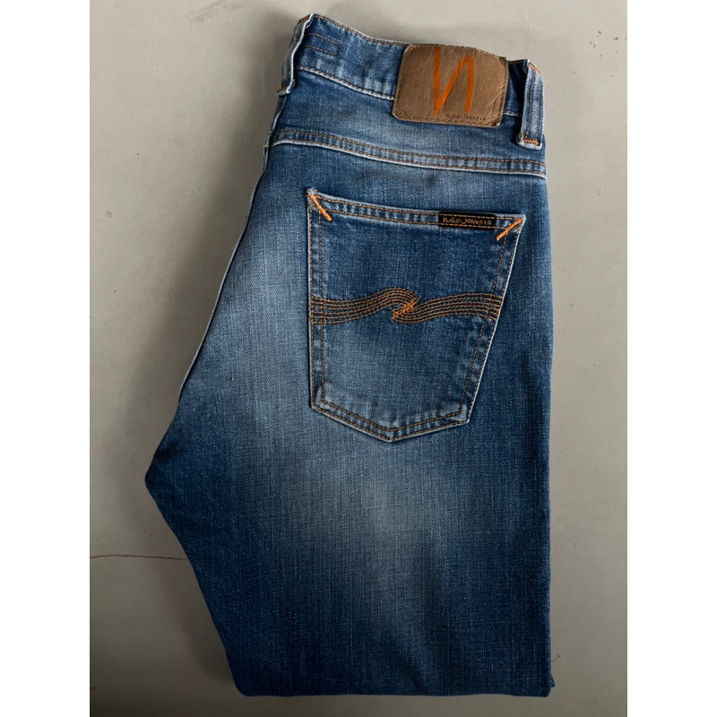 Nudie Tight Terry Blue Blocks เอวป้าย 29วัดจริง 31-32 มือ 1 | Shopee ...