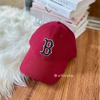 หมวกแก๊ป MLB Fit ball/Cool field Cap -NY/ Boston สีดำ สีขาว สีแดง สีชมพู สีเบจ สีครีม สีกรม สีน้ำเงิน