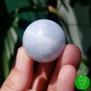 บลูแคลไซต์ทรงกลม(Blue Calcite)​