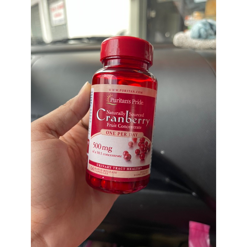 puritans-pride-cranberry-concentrate-500mg-cranberry-25000mg-60เม็ด