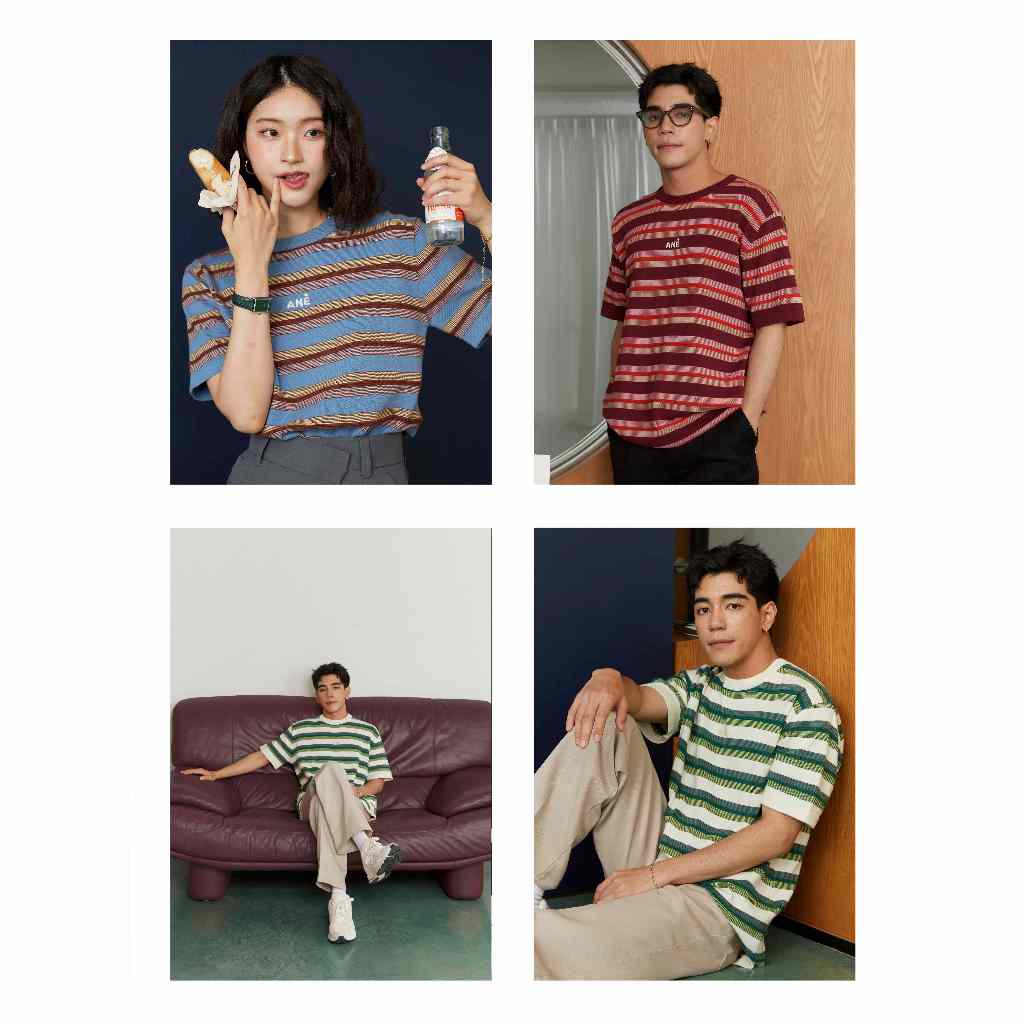 an-the-alley-striped-knit-tee-เสื้อยืดไหมพรมลายทาง-ane-wear