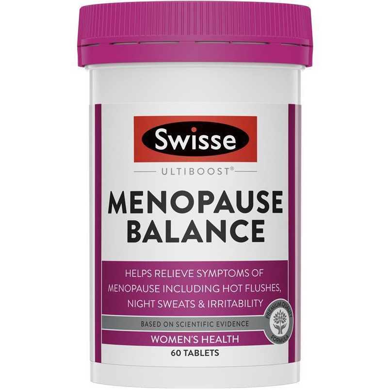 swisse-ultiboost-menopause-balance-60-tablets-ไม่สบายตัว-หมดประจำเดือน-สตรีวัยทอง