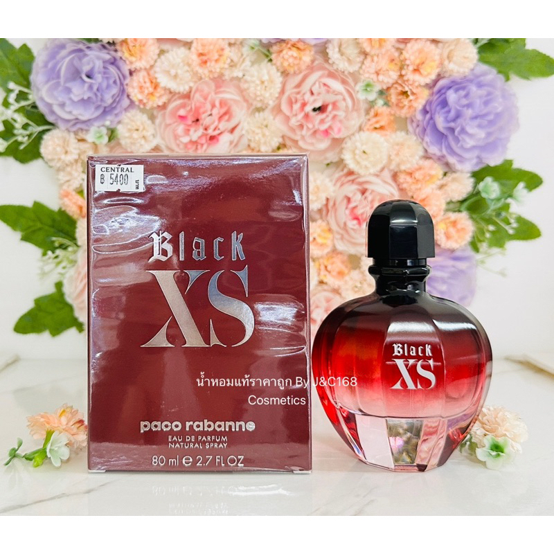 paco-rabanne-black-xs-for-her-สินค้าหายาก-น้ำหอมแท้แบรนด์เนมเค้าเตอร์ห้างของแท้จากยุโรป