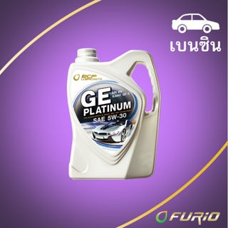 น้ำมันเครื่อง เบนซิน สังเคราะห์แท้ บางจาก GE PLATINUM SN 5W30 4L