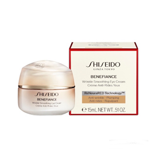 อายครีมสูตรใหม่!! Shiseido Benefiance Wrinkle Smoothing Eye Cream 15ml ลดเลือนริ้วรอยรอบดวงตา