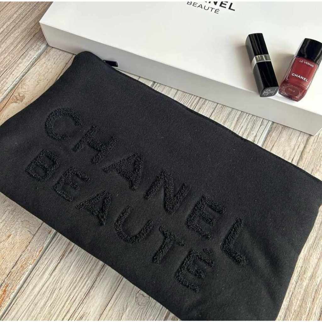 CHANEL กระเป๋าเครื่องสำอางชาแนลของแท้💯 Chanel Pouch Chanel cosmetic bag