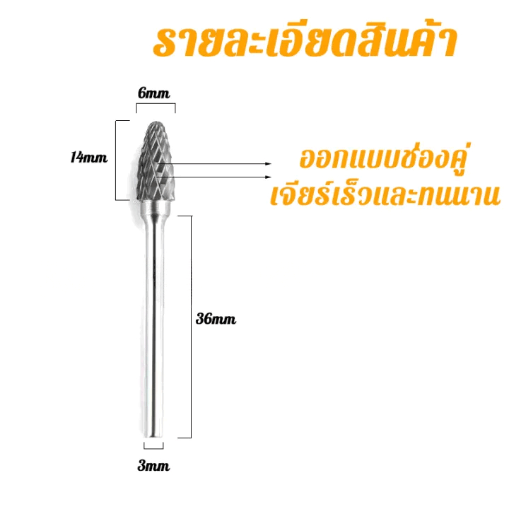 จัดส่งตลอด-24-ชั่วโมง-ดอกคาร์ไบด์-ชุดดอกเจียร-ชุดหัวเจียรทังสเตนคาร์ไบด์-ชุดดอกเจียรทังสเตนคาร์ไบด์-ดอกเจียรดอกกัดแก