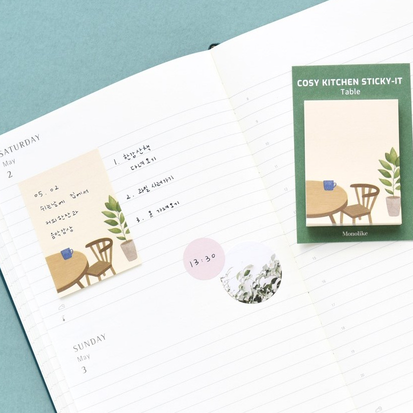 Cozy Kitchen Sticky Note กระดาษโน้ต | Shopee Thailand