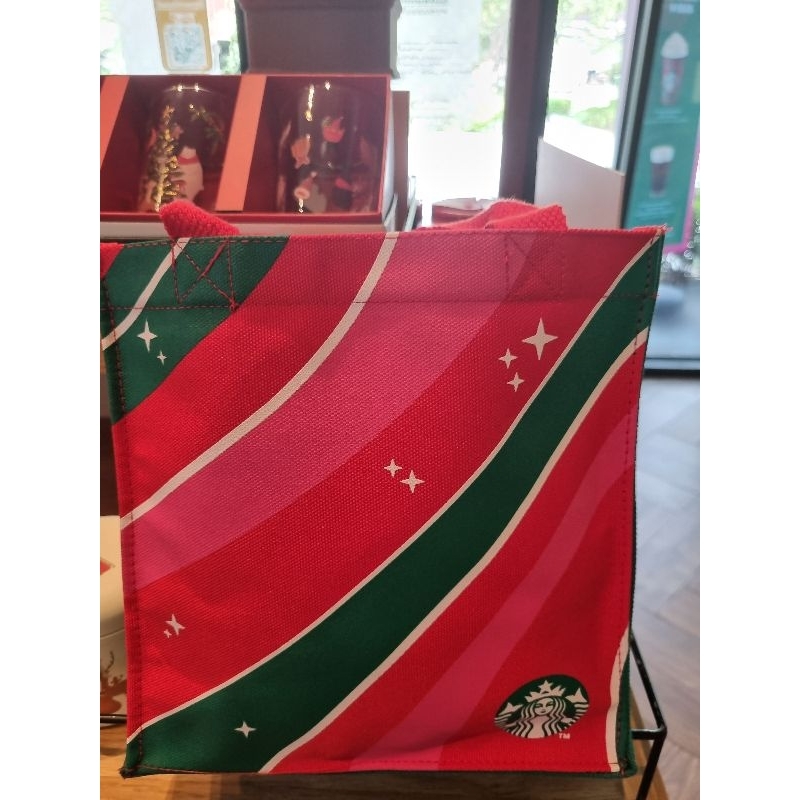 กระเป๋า Starbuck Christmas 2023 ของแท้ Shopee Thailand