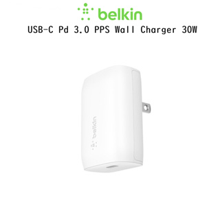 Belkin USB-C Pd 3.0 PPS Wall Charger 30W หัวชาร์จ30วัตต์ชาร์จเร็วเกรดพรีเมี่ยม สำหรับ iPhone / Samsung (ของแท้100%)