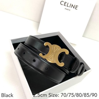 CELINE 2.5cm belt ของแท้100% [จัดส่งฟรี]