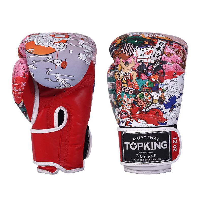 TOPKING BOXING GLOVES JAPAN CULTURE (leather100) Shopee Thailand