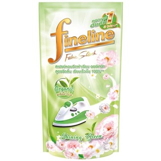 Fineline Fabric Starch White Tea Shining Green ไฟน์ไลน์ สเปรย์หอมรีดผ้าเรียบ 500 มล.