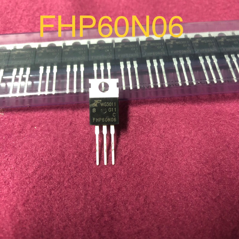 fhp60n06-p60n06-60n06-มอสเฟต-mosfet-ภาคจ่ายไฟแอมป์รถยนต์-ยี่ห้อ-fbแท้