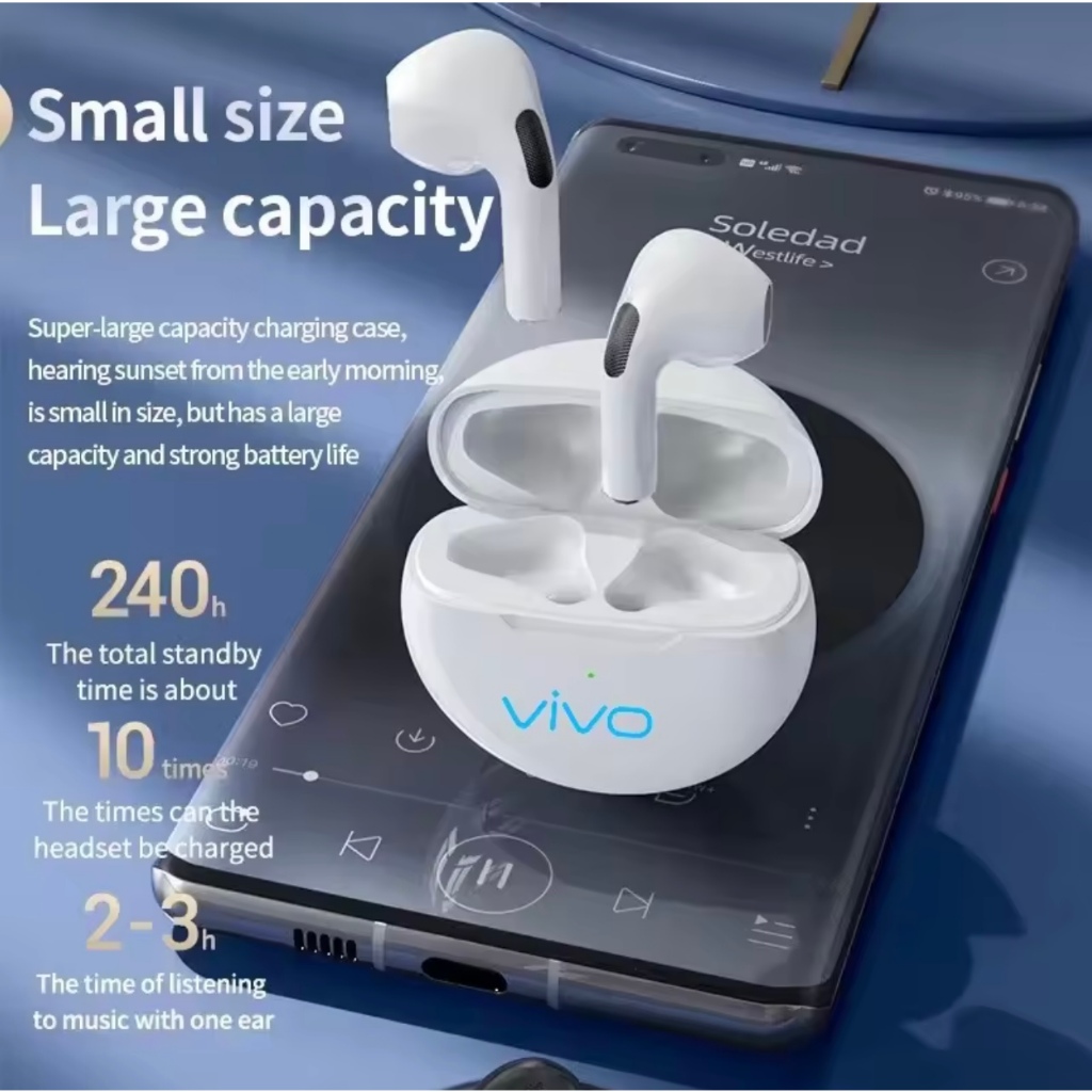 NEW Vivo TWS Pro6 TWS Wireless bluetooth 5.1