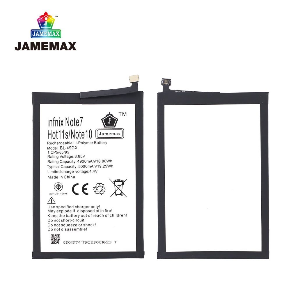 jamemax-แบตเตอรี่-battery-infinix-note-7-note-10-hot-11s-model-bl-49gx-แบตแท้-อินฟินิกซ-ฟรีชุดไขคว