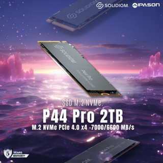 Solidigm SSD เอสเอสดี รุ่น P44 Pro ขนาด 2TB (M.2 NVMe PCle 4.0 x4 - 7000/6500 MB/s) รับประกัน 5 ปี โดย IPASON