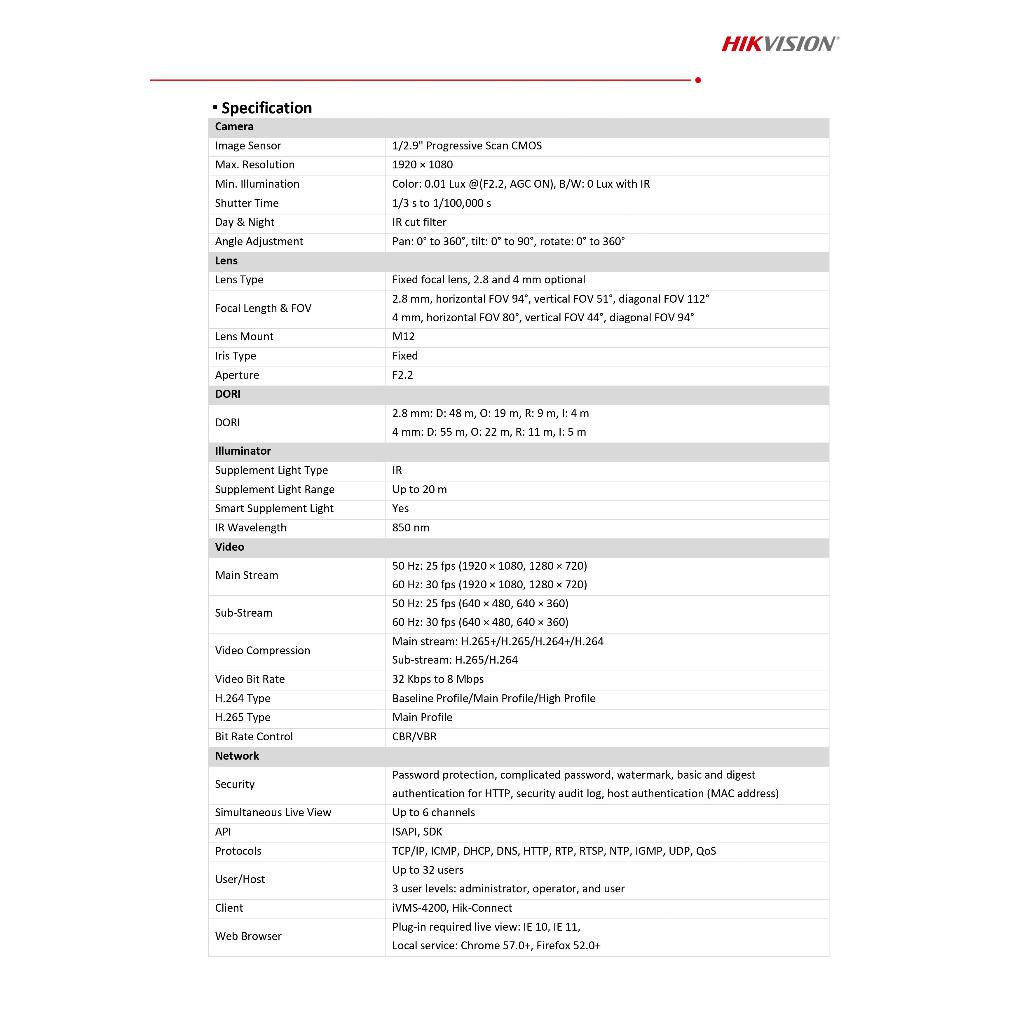 hikvision-ip-camera-2-ล้านพิกเซล-รุ่น-ds-2cd1021g0-iรองรับ-poe-ไม่ต้องเดินสายไฟ-เลือกเลนส์ได้