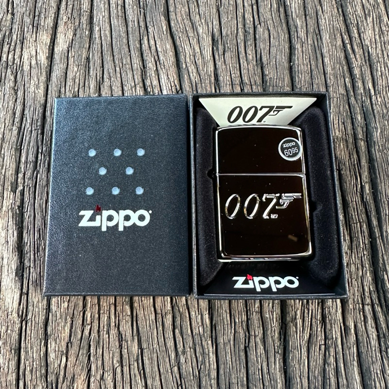 Zippo Armor Antique Silver - Accendino Ufficiale James Bond 007 Gun Logo