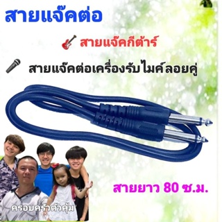 ภาพหน้าปกสินค้าcholly.shop สายแจ๊คต่อ สายแจ๊คกีต้าร์ ยาว 80 ซ.ม./ สายไมค์ N.051 / N.101 สายไมค์โครโฟน มีให้เลือกสายยาว 5 และ 10 เมตร ซึ่งคุณอาจชอบสินค้านี้