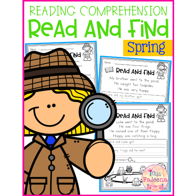 Worksheet Reading Comprehension - Read and Find Bundle พร้อมส่ง ...