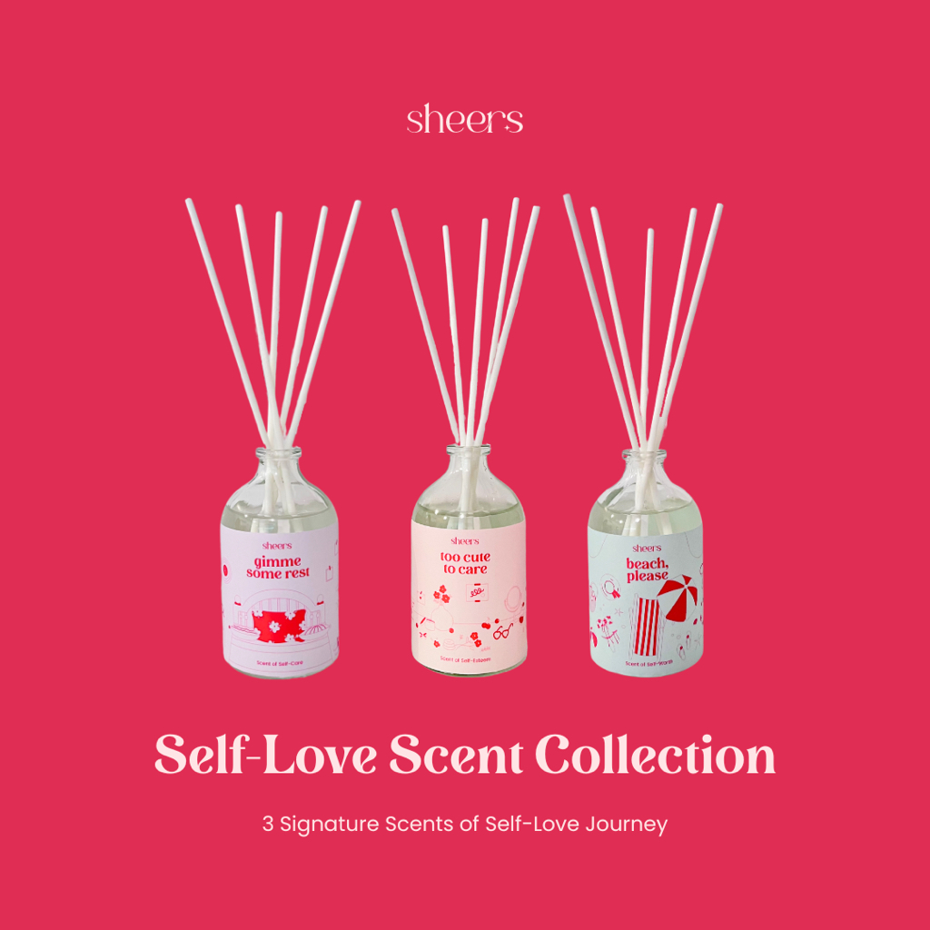 Sheers l Reed Diffuser 100 ml l SelfLove Scent Collection l ก้านไม้หอม