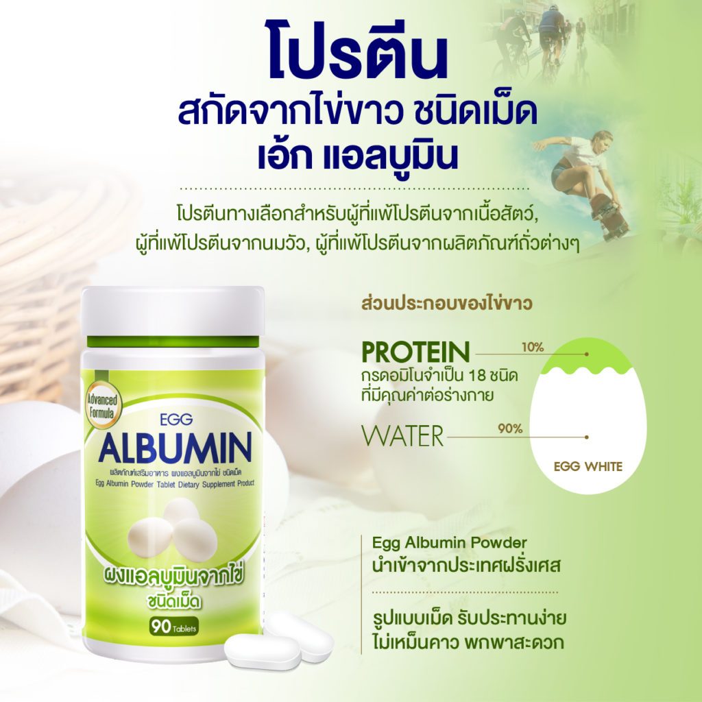 egg-albumin-สูตรใหม่-ย่อยง่าย-ดูดซึมดีกว่า-set-90-เม็ด-3-ขวด-อัลบูมิน-โปรตีน-ไข่ขาวชนิดเม็ด-1-ขวด-90-เม็ดx3