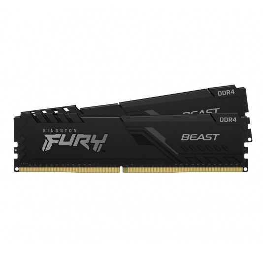 RAM Kingston Fury Beast DDR4 32GB3200 (16GX2) KF432C16BBK2/32 (Lifetime