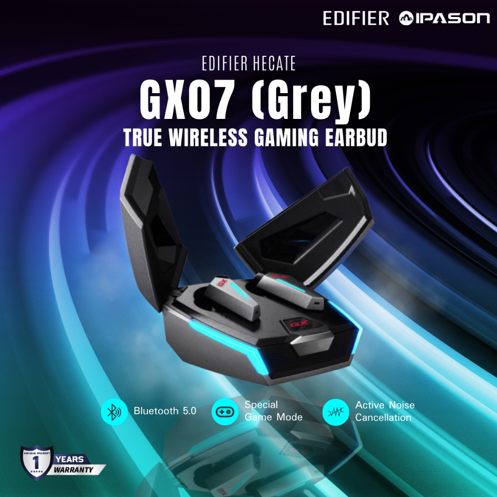 EDIFIER HECATE รุ่น GX07 GREY/YELLOW & HECATE GX05 GREY หูฟัง บลูทูธ ...