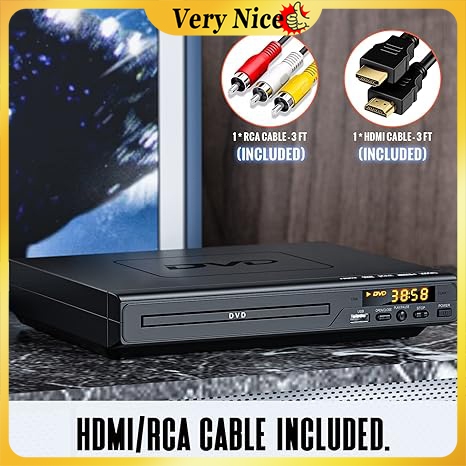 ภาพหน้าปกสินค้าส่งไว ร้านไทยพร้อมส่ง เครื่องเล่นแผ่นดีวีดี 720P/1080P RW+HDMI เครื่องเล่นวิดีโอพร้อมสา จากร้าน verynice.shop บน Shopee