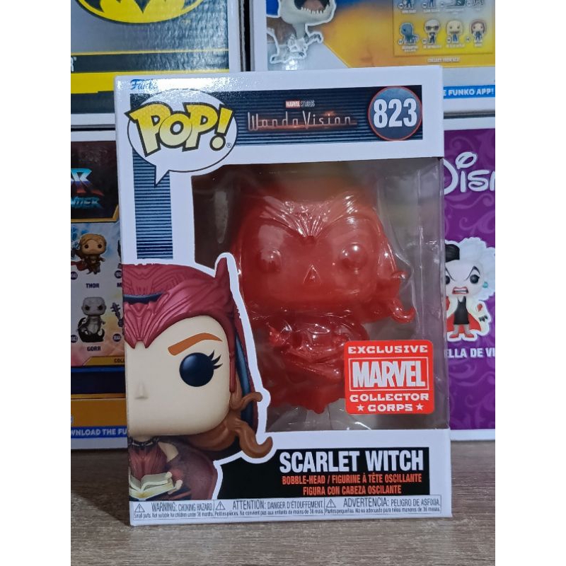 Funko Pop! WandaVision Scarlet Witch with Darkhold Book Marvel