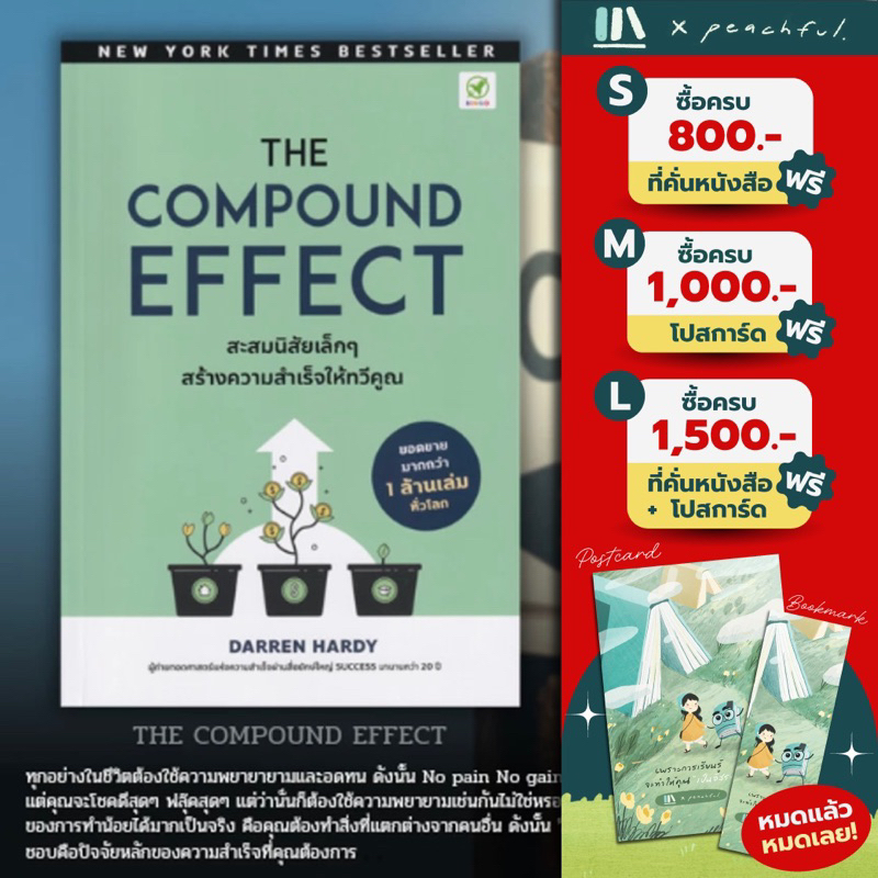 THE COMPOUND EFFECT สะสมนิสัยเล็กๆ สร้างความสำเร็จให้ทวีคูณ | Shopee ...