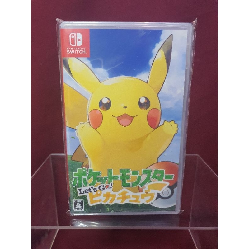 pokemon let's go pikachu! nintendo switch (eng) | Shopee Thailand
