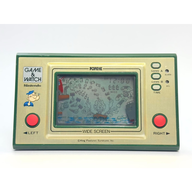 Popeye Game & Watch (nintendo) [wide screen][PP-23] เกมกด ป๊อปอาย ...