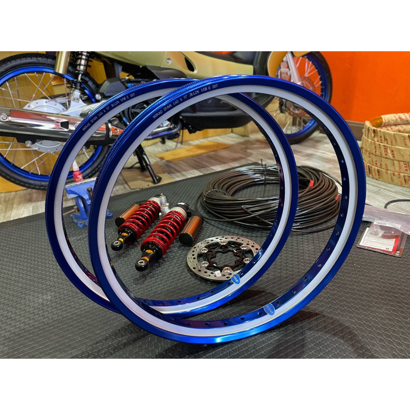 วงล้อMORAD SPAIN 🇪🇸 ZBK งานเหมือนแท้ สีน้ำเงิน 💯 | Shopee Thailand