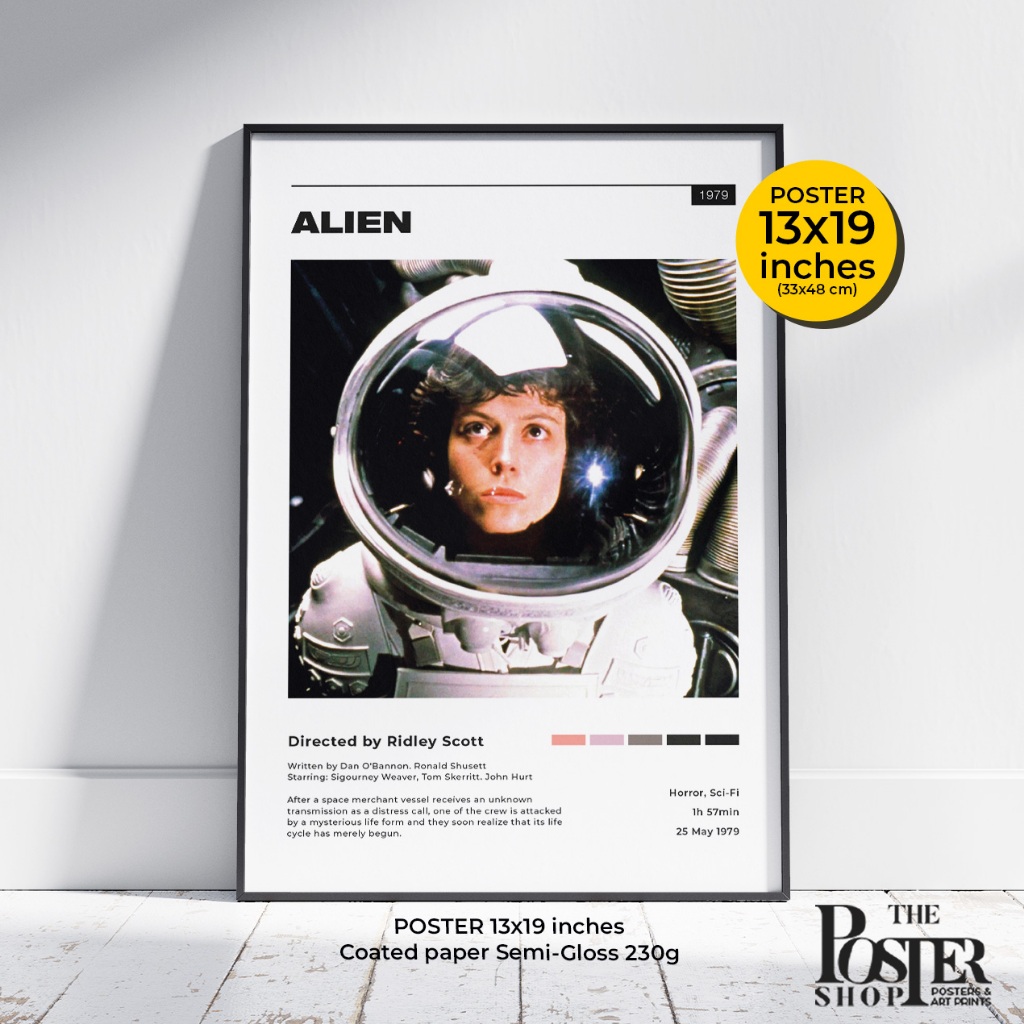 Alien Poster (1979) โปสเตอร์หนังเอเลี่ยน ในตำนาน by Ridley Scott ...