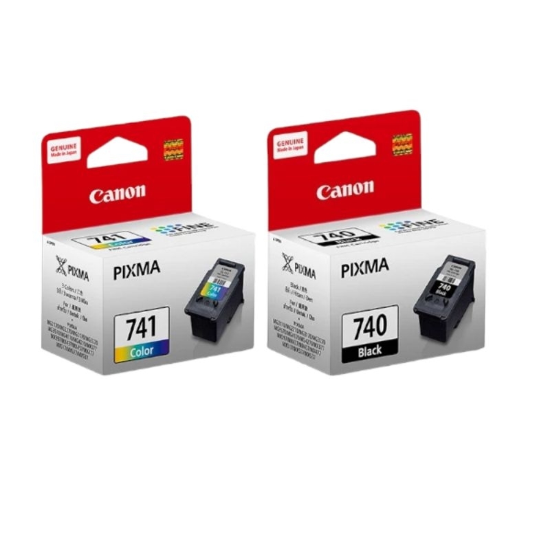 หมึกพิมพ์ PG-740Bk. CL-741Co.Canon MG4270/2270/3270/3570/4270/MX517 ...