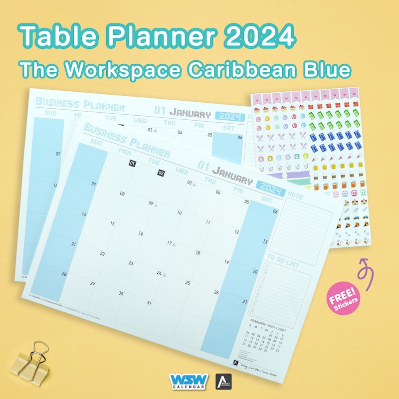 WSW Business Planner ขนาด A3 สำหรับวางบนโต๊ะทำงาน | Shopee Thailand