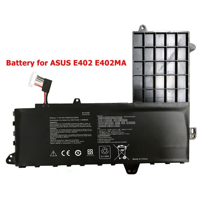 thumbnail image 2 of Genuine ASUS B21N1505 Laptop Battery – For VivoBook E402M, E402S, E502S, X402MA, R417MA – 7.6V 4110mAh 2 of 6