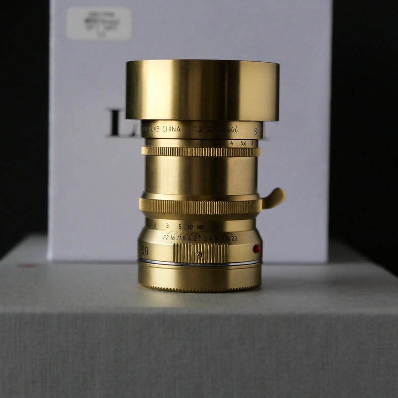 ( Used!! ) Light Lens Lab 50 F2 Cooke Speed Panchro II Brass Gold