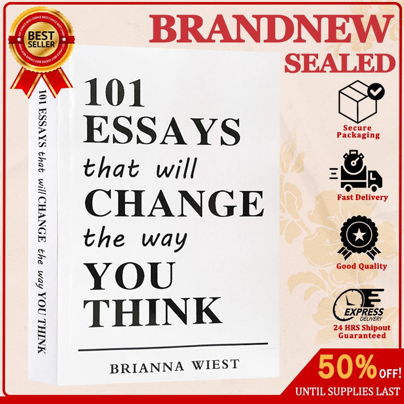 【English Book】101 Essays That Will Change The Way You Think | Shopee ...