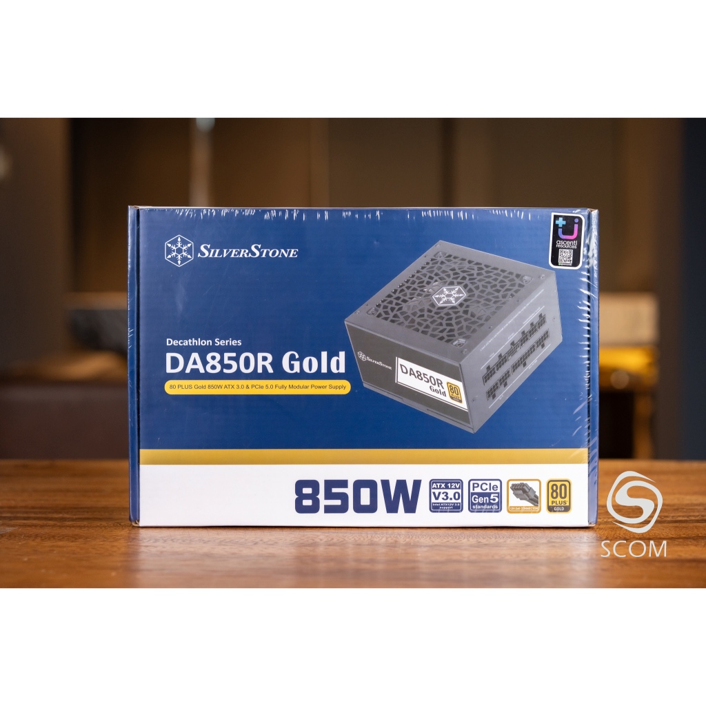 (PSU) SILVER STONE DA850R 750W 850W 80+ GOLD ATX 3.0 PCIe GEN5 FULL ...