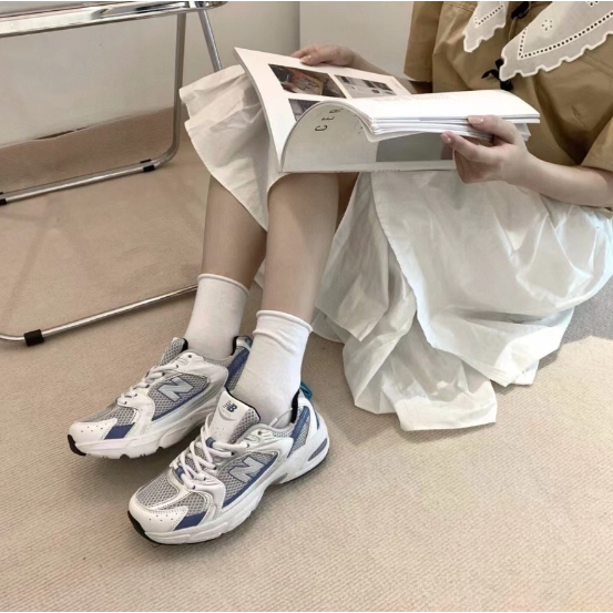 New Balance NB 530 เหล็กน้ำเงิน รองเท้าผ้าใบ ของแท้ 100 % | Shopee Thailand
