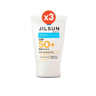 [ส่งฟรี] ครีมกันแดดสำหรับผิวมัน JILSUN by Dr.JiLL Watery Fast-absorbing sunscreen SPF50+ PA++++ 3 หลอด 20 mL.