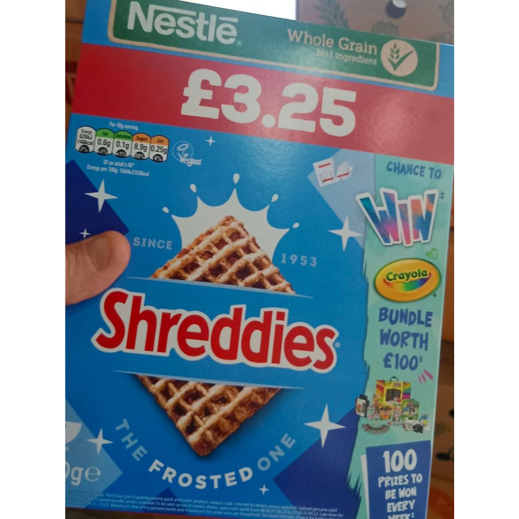 NESTLE Frosted Shreddies THE FROSTED ONE 500g IMPORTED CEREAL Shopee