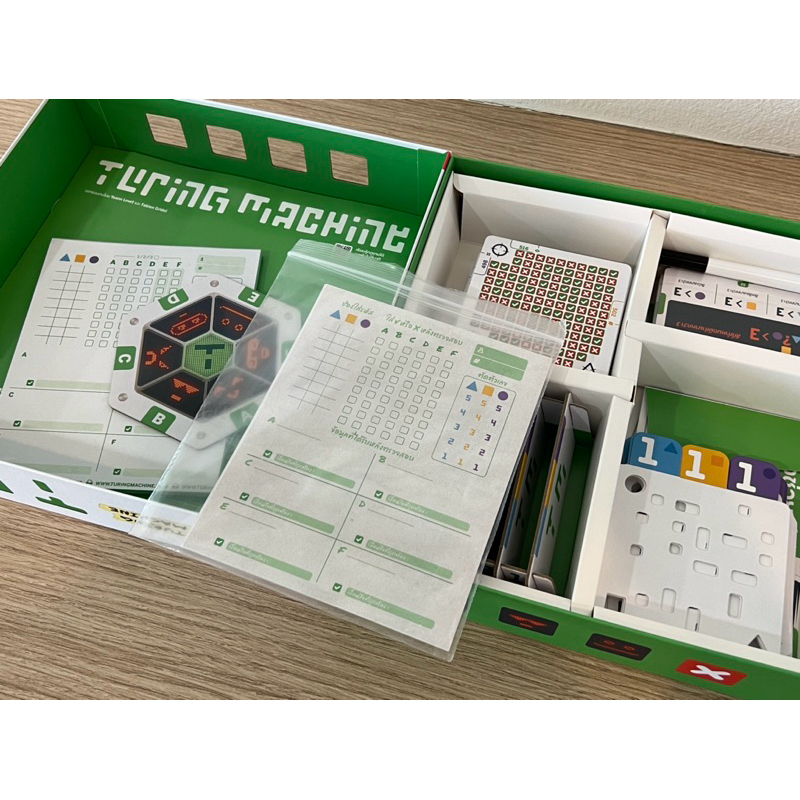 บอร์ดเกม Turing machine ภาษาไทย มือ2 +note sheet แบบลบได้ | Shopee Thailand