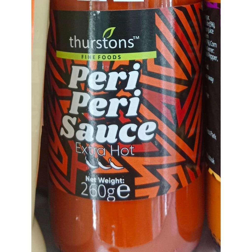 THURSTONS Peri Peri *EXTRA HOT* Sauce 260g Shopee Thailand