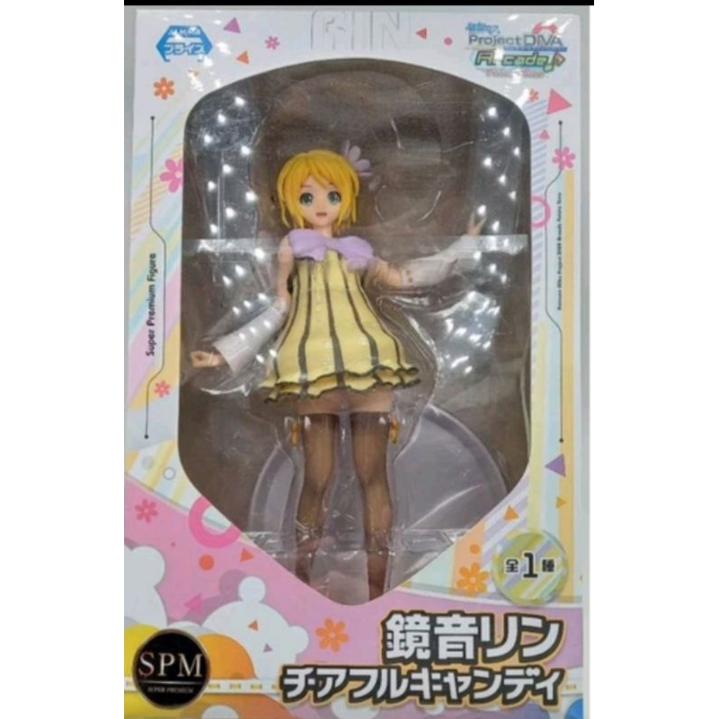 มือ2 ของแท้ Kagamine Rin Super Premium Figure Cheerful Candy Figure ...