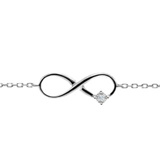 Aurora Diamond สร้อยข้อมือเพชรอินฟินิตี้ Minimal Collection