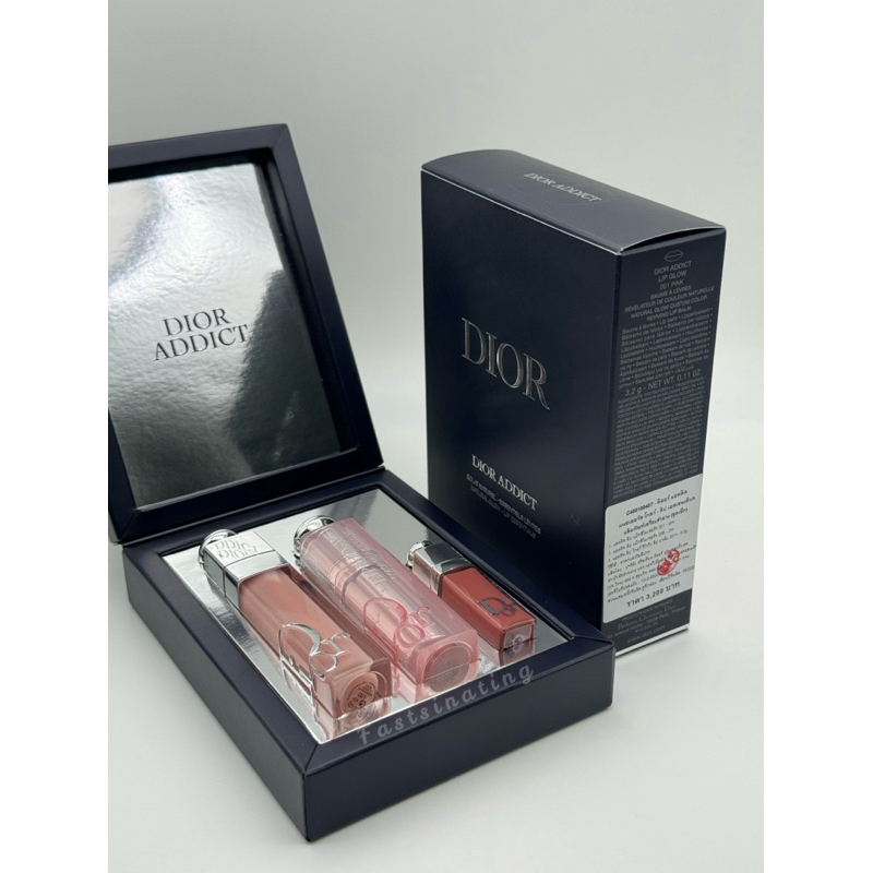 Dior Addict Natural Glow Lip Essentials Set ผลิต 09/22 Shopee Thailand